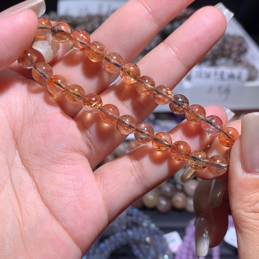 未镶嵌手链水晶高品黑金超七7