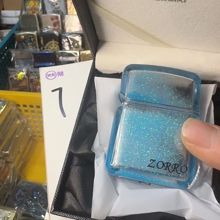 佐罗夜光流沙打火机全新