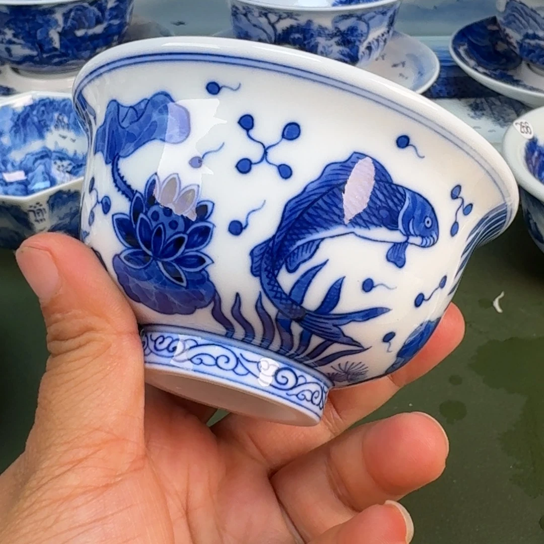 景德镇纯手绘茶具圆圆215