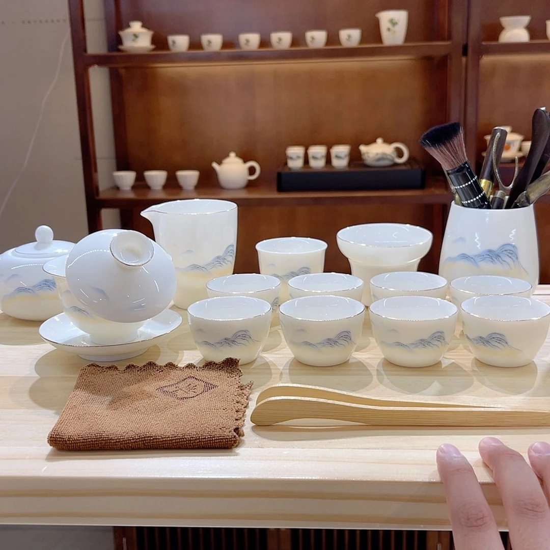 瓷片羊脂玉瓷羊脂玉瓷