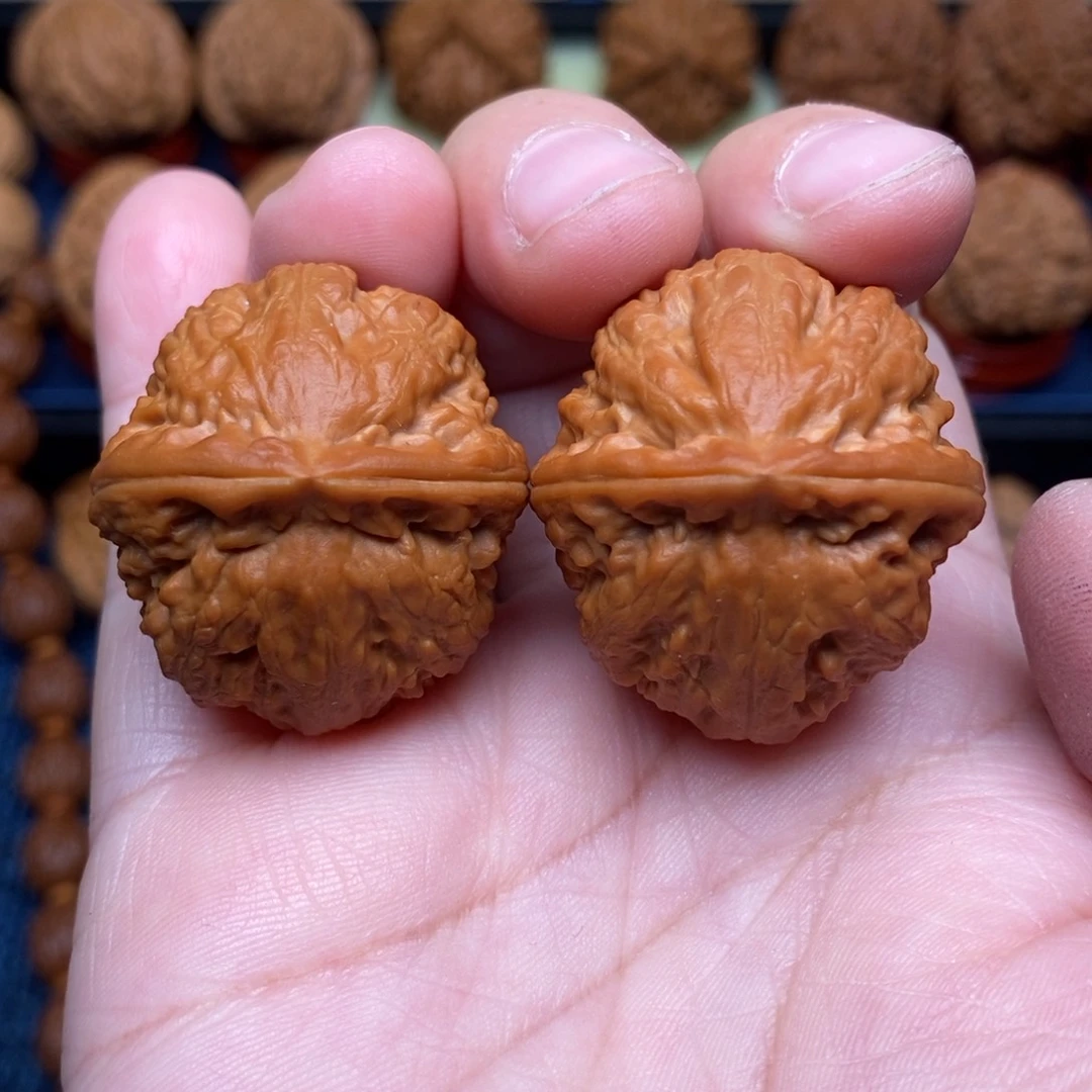 文玩核桃把件手捻精品胖头砣