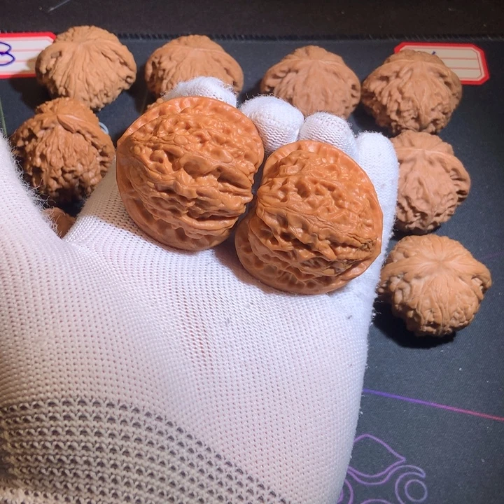 A***x把件文玩核桃839号金牛狮子头文玩核桃