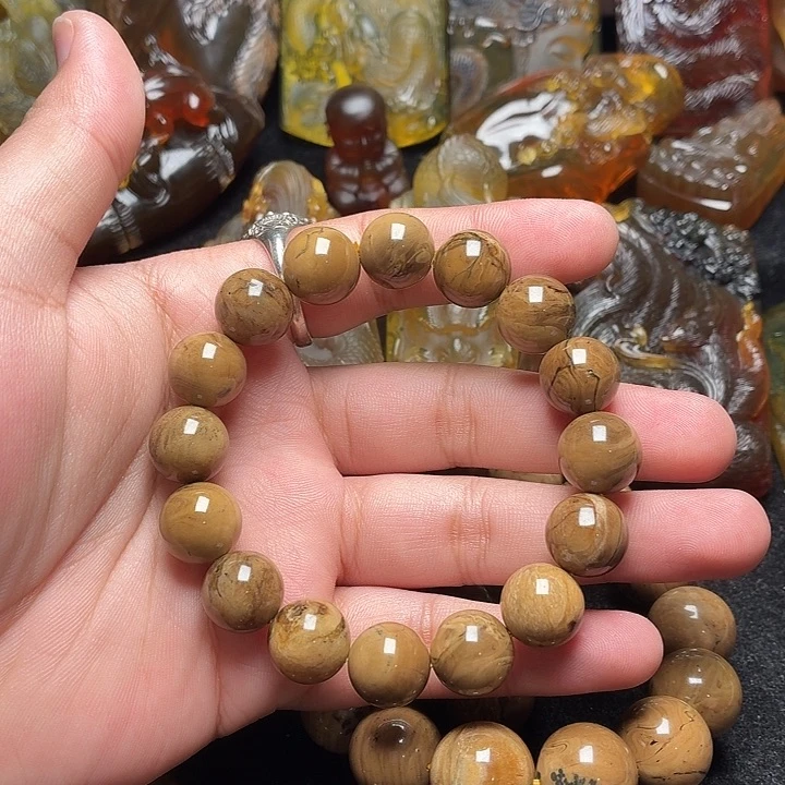琥珀未镶嵌颈饰13➕白根114