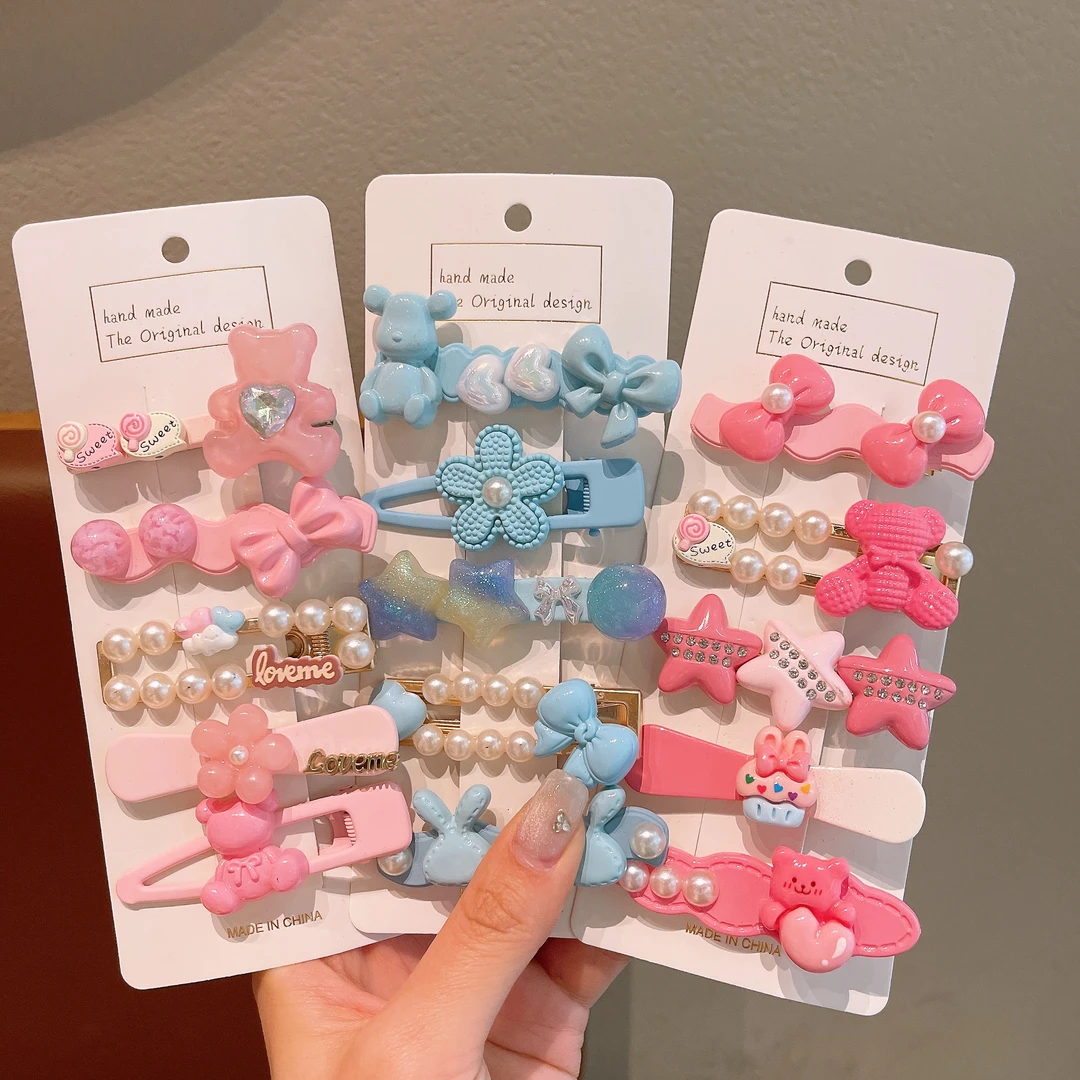 2025新款儿童发夹可爱卡通碎发夹女童小兔子刘海夹子不伤发侧边夹