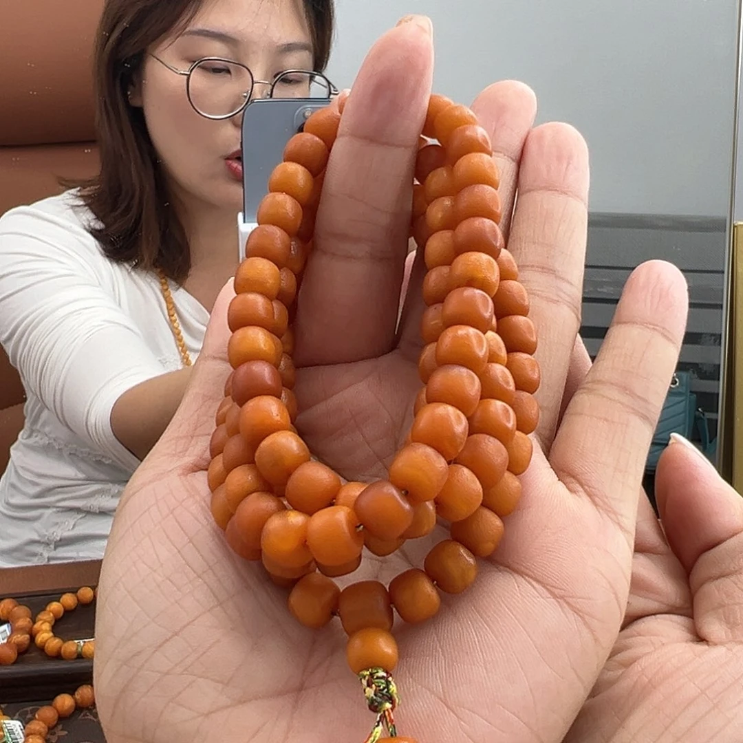 未镶嵌琥珀手串果*粒橘皮手串8MM