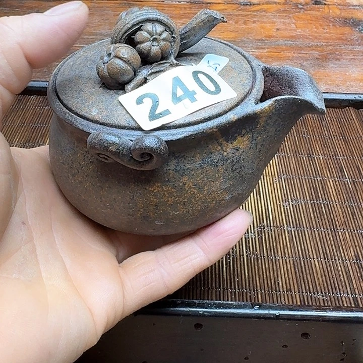 纯手工制作粗陶茶具