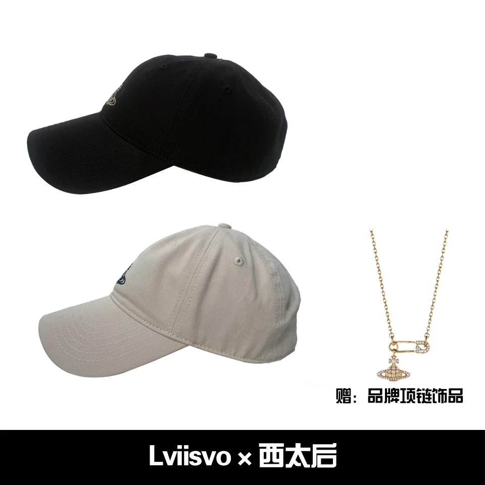 lviisvo联名Vivienne 西太后帽子＋项链63020291-02R120-IM