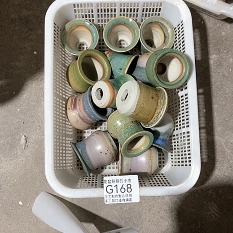 紫砂花盆168瑕疵品口径3到4左右