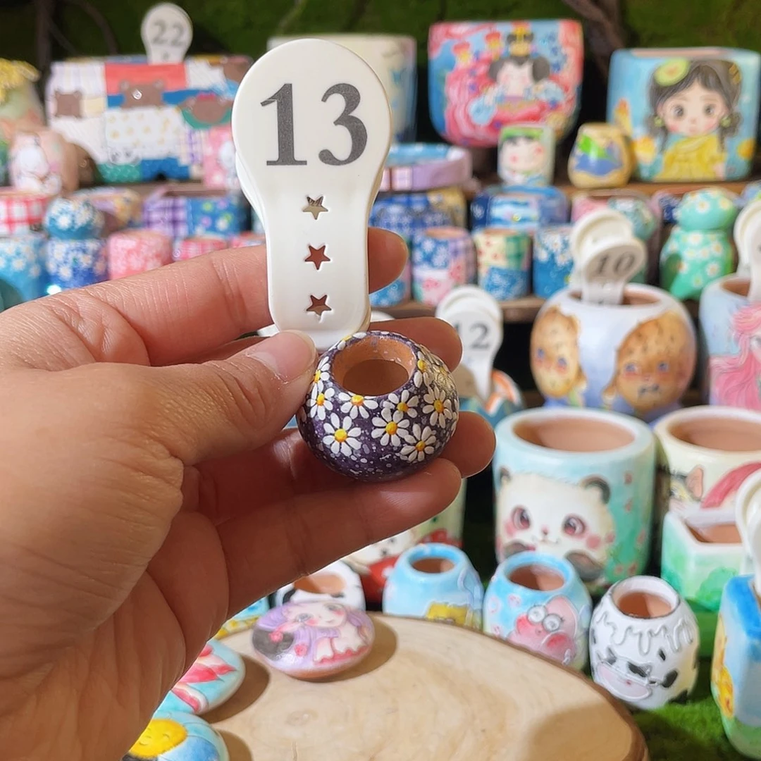 红陶13…..手工手绘