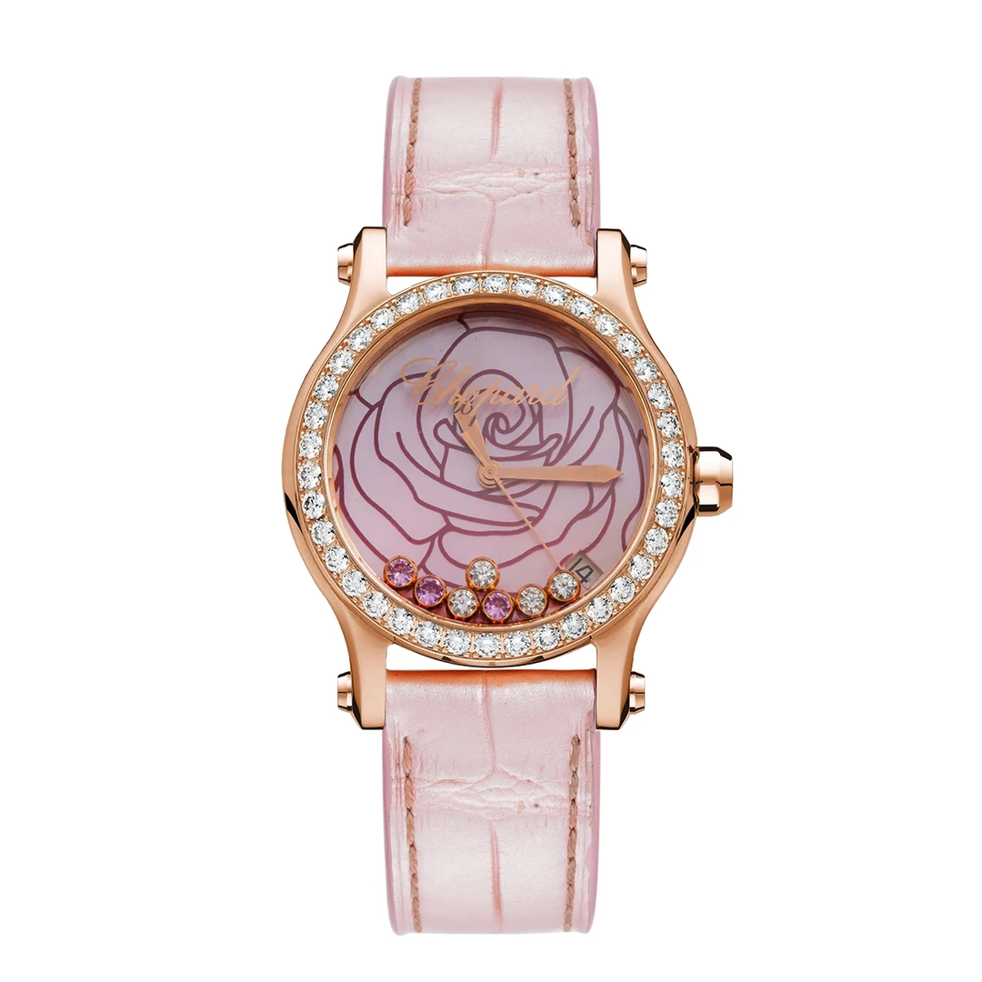 99新 Chopard/萧邦 HAPPYDIAMONDS系列277473-5011腕表/WHT030381
