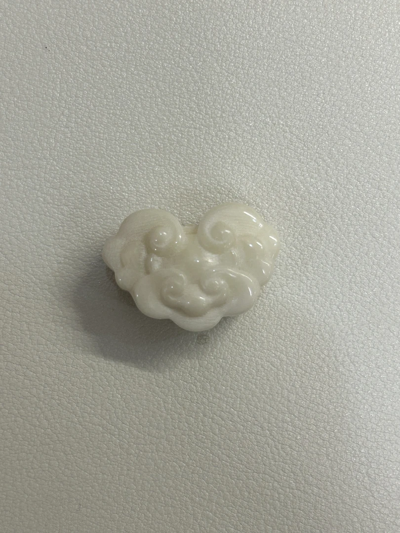 天然象牙果珠串象牙果雕刻祥云背云文玩手串108配饰diy配珠