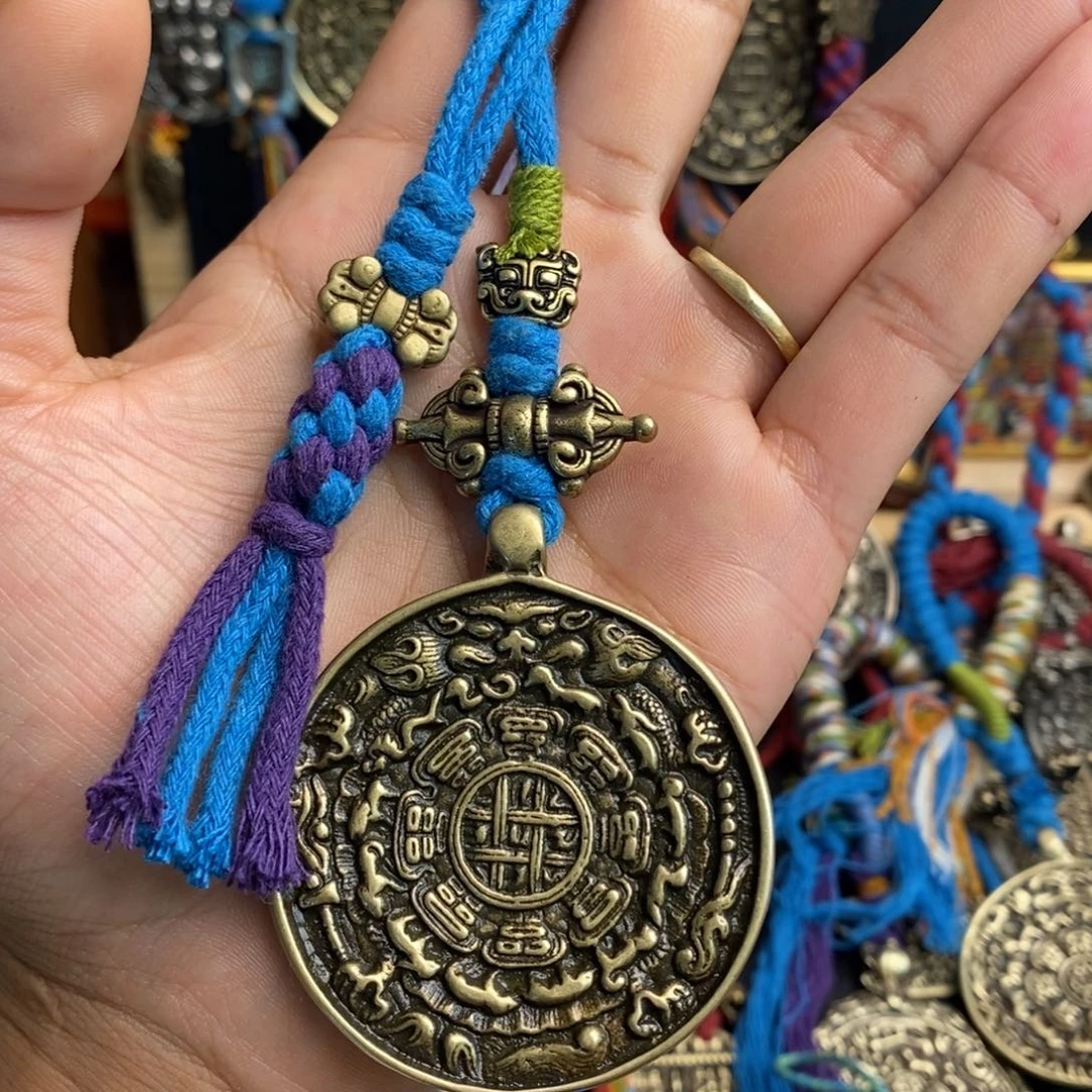 藏式风格九宫八卦牌