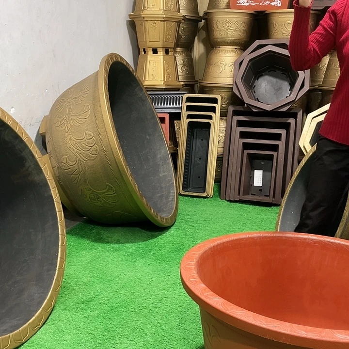 圆盆古铜一米二一个