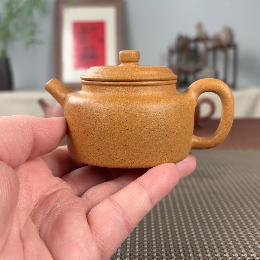 紫砂茶壶黄龙山原矿紫砂壶135