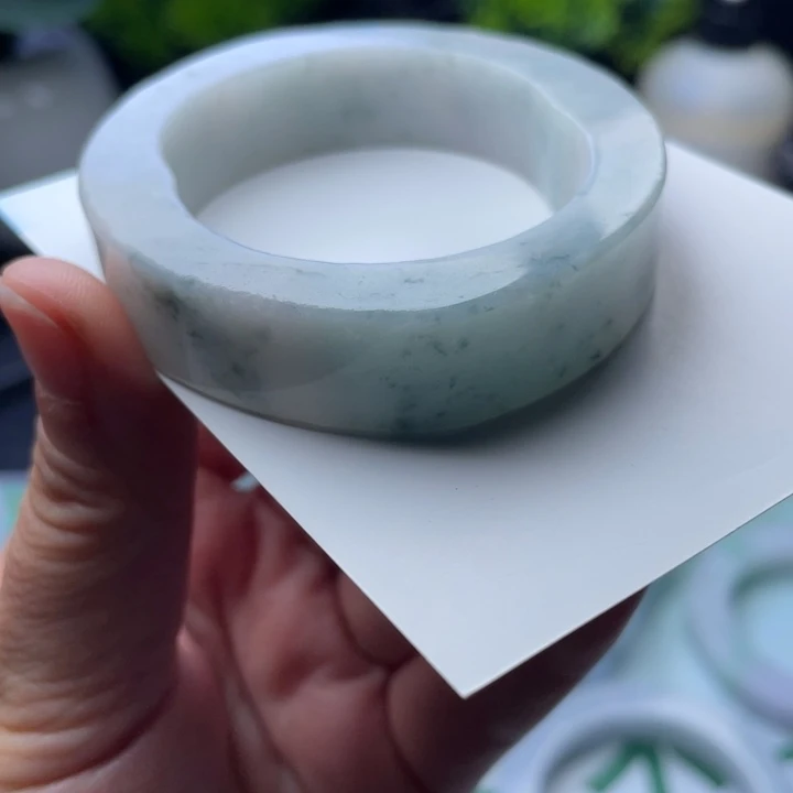 定制翡翠缅A翡翠未镶嵌53.55贵妃