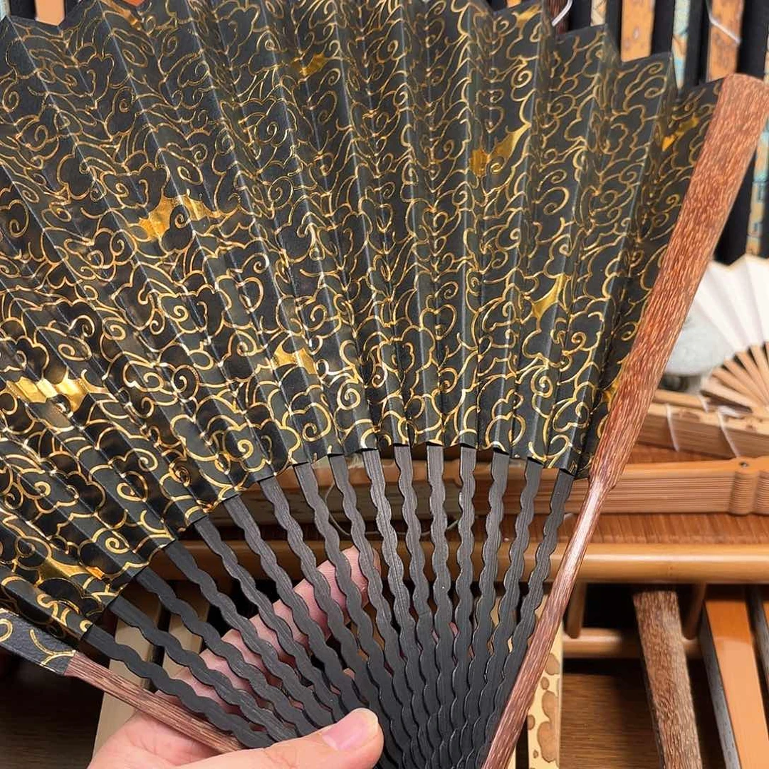 扇子芝麻粽龙鳞祥云金