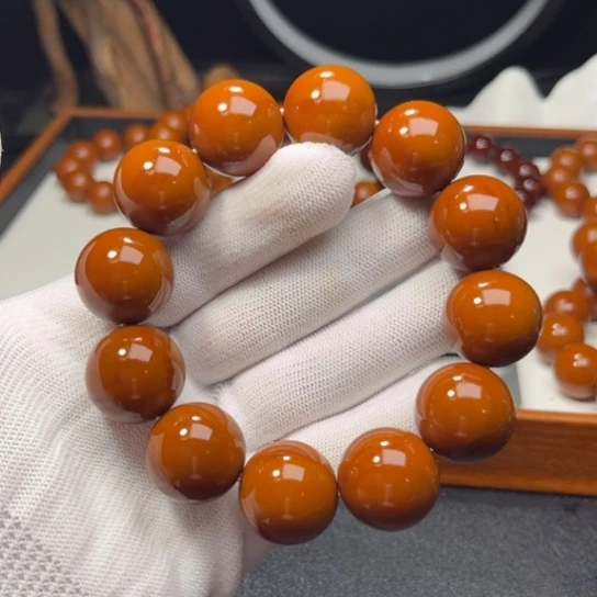 橄榄核手串2.05+树王全品铁核 微瑕