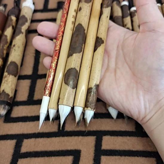 狼羊豪缠纸鸡距笔四支小楷笔一支