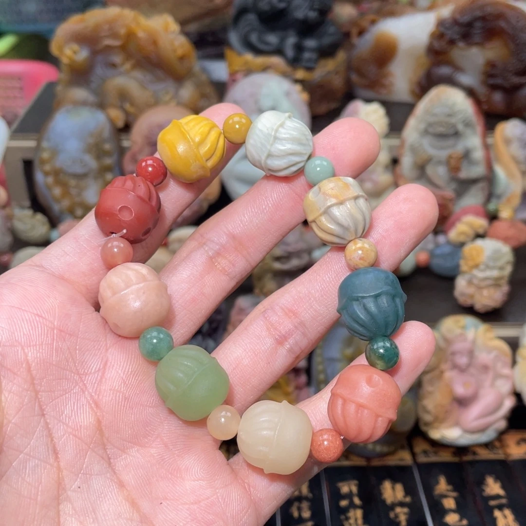 石英质玉未镶嵌手串