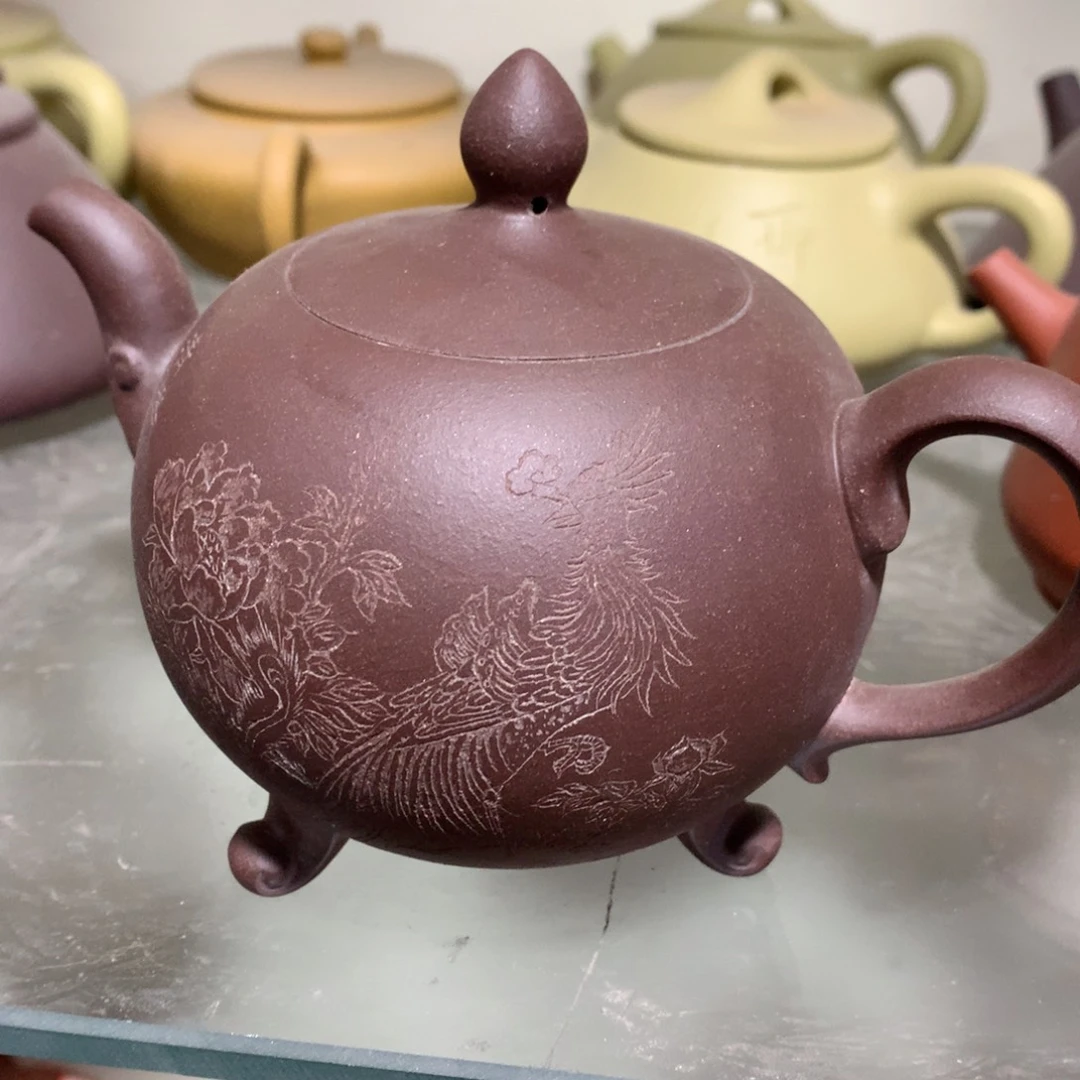 紫砂茶壶原矿手工108