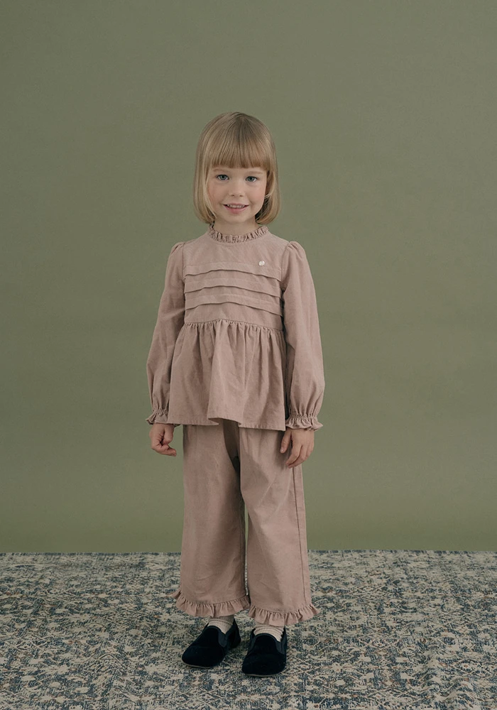 韩单 susu女童宝宝灯芯绒套装