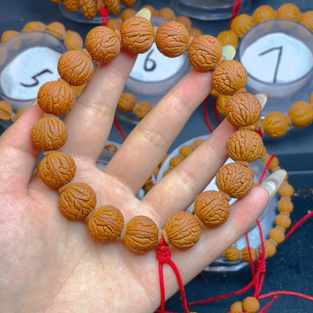 桃核吊坠龙鳞防腐甲骨文1.6