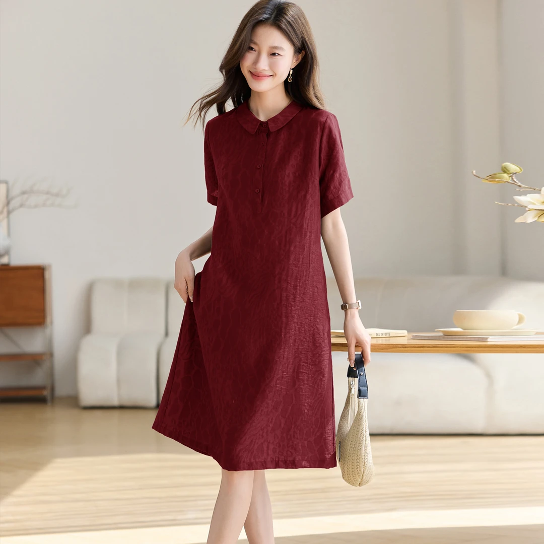 天丝连衣裙2025新款今年流行爆款夏季巨好看轻奢高级感妈妈裙子女