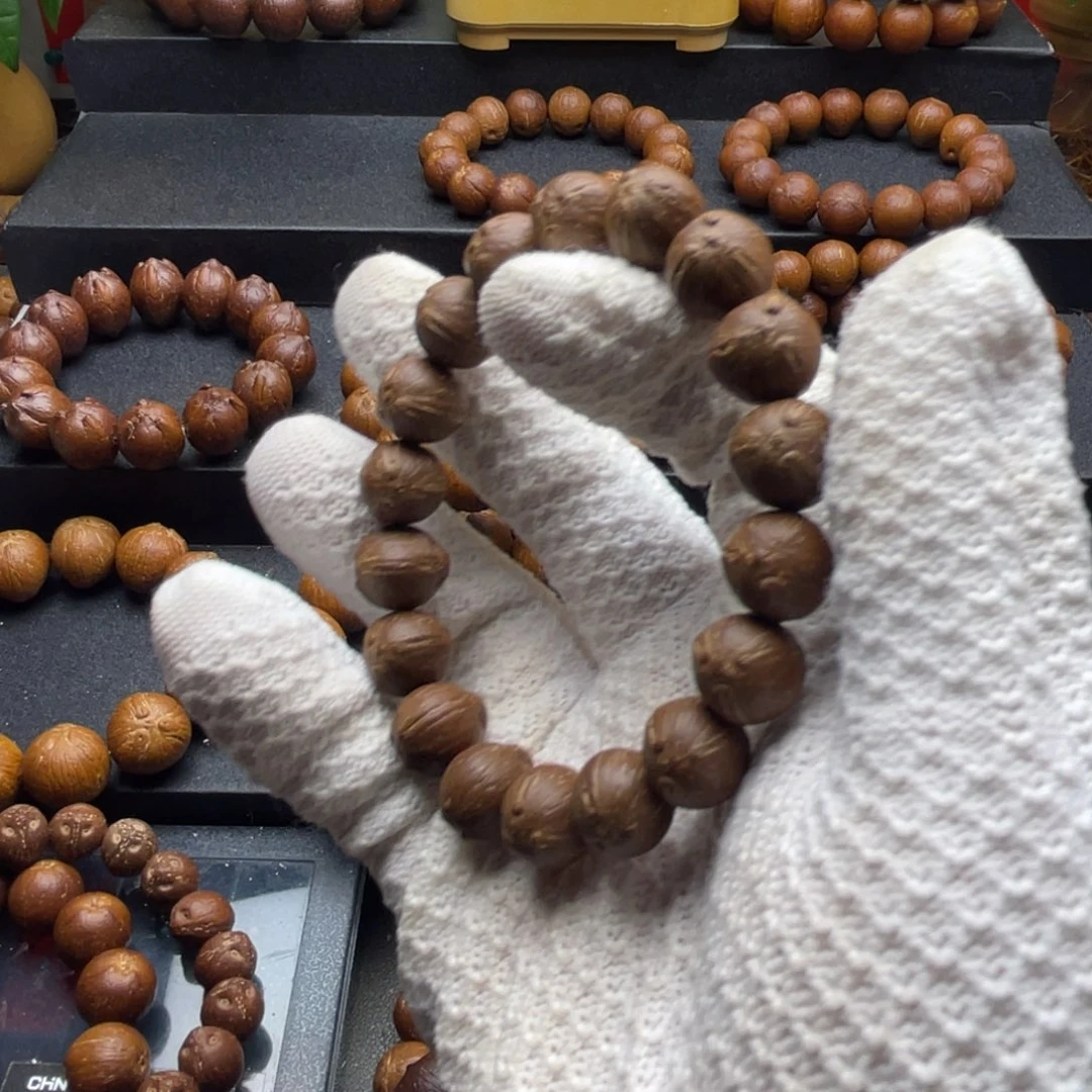 紫金鼠手串12尺寸正圆