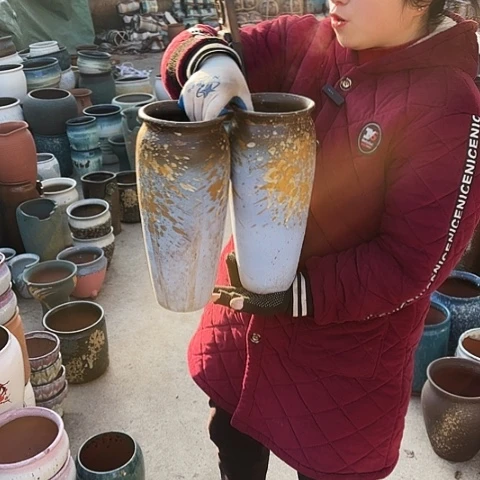 口13高31瑕疵盆子