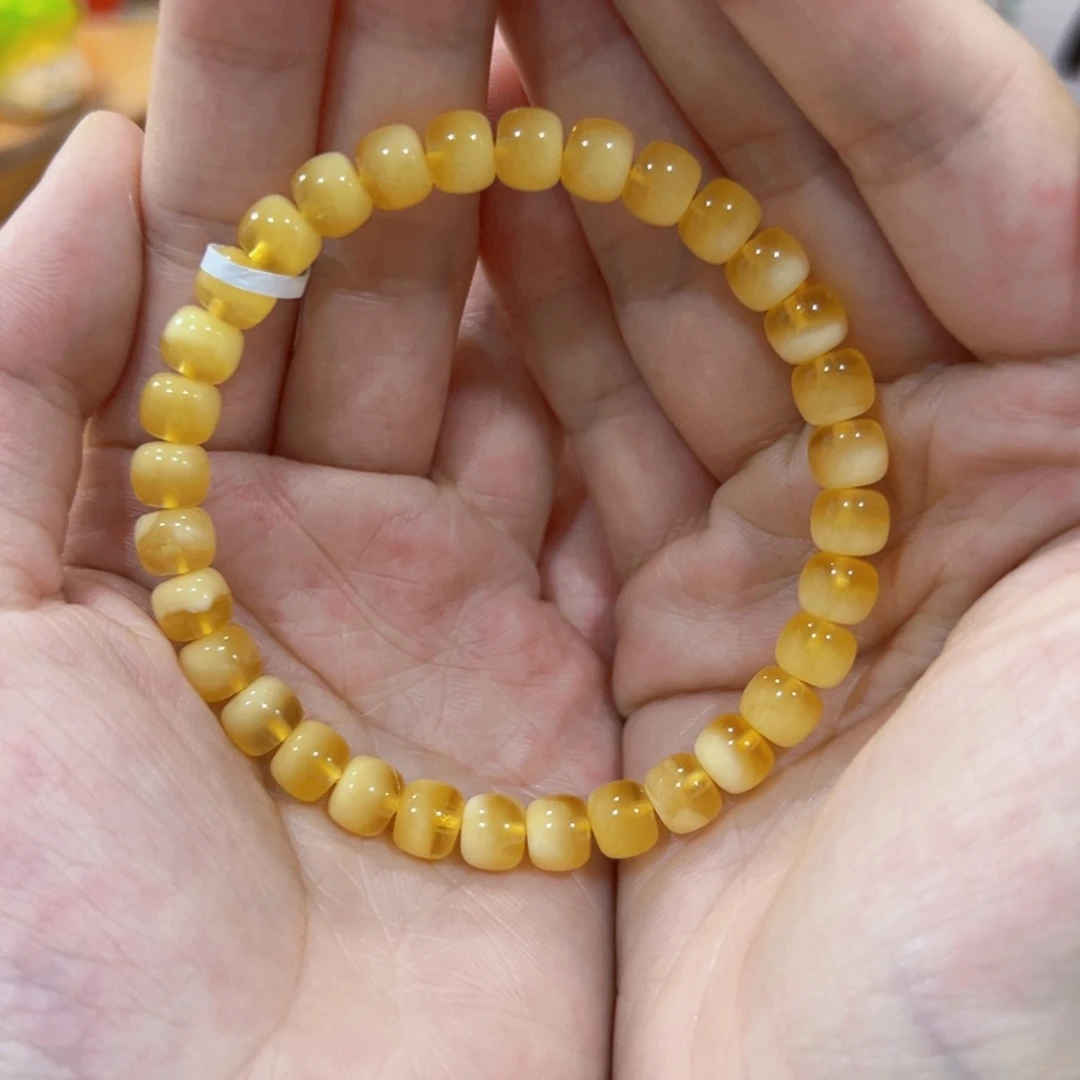 未镶嵌蜜蜡手链7.1聚宝盆 开播福利 捡漏！