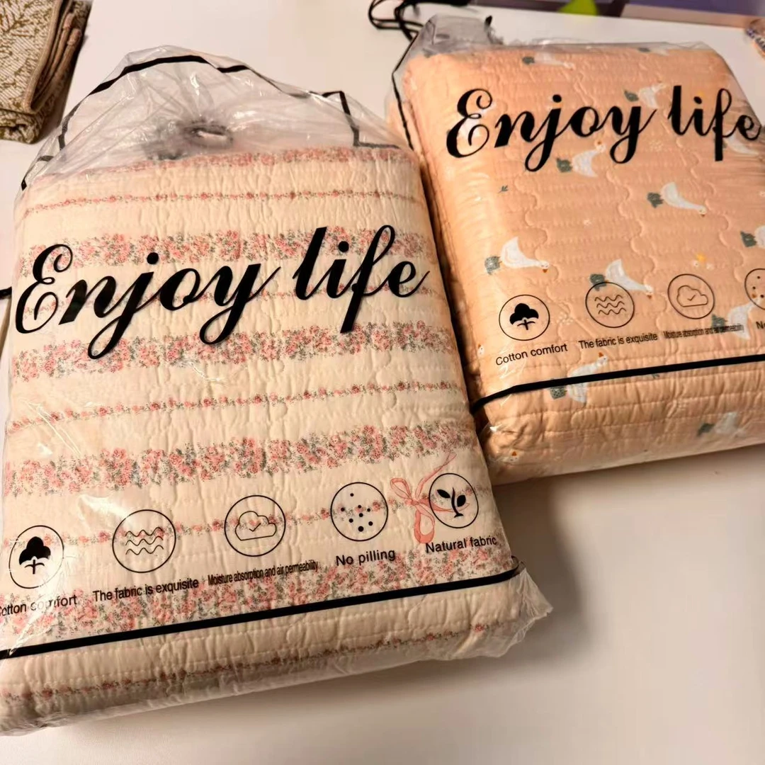 【京かわ会社】A类云纱棉床盖 200*230cm 不挑花色床盖