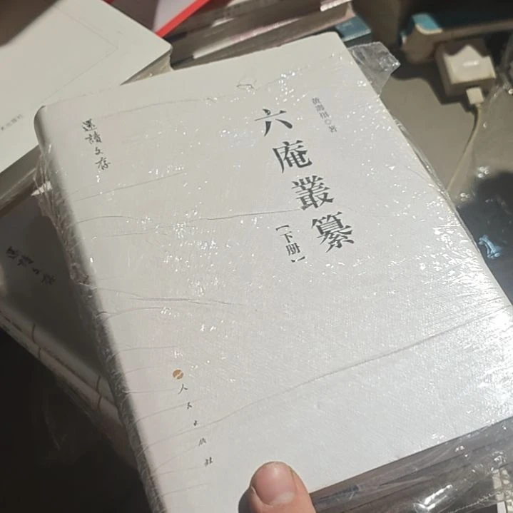 六庵上下两本，一套精装人民社。