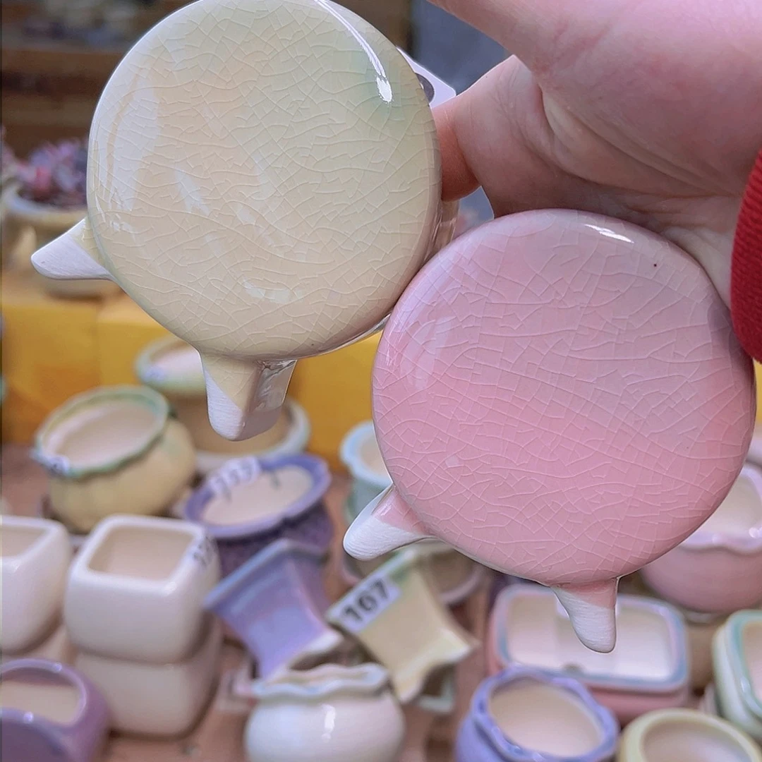 红陶陶瓷花盆当场满12包邮