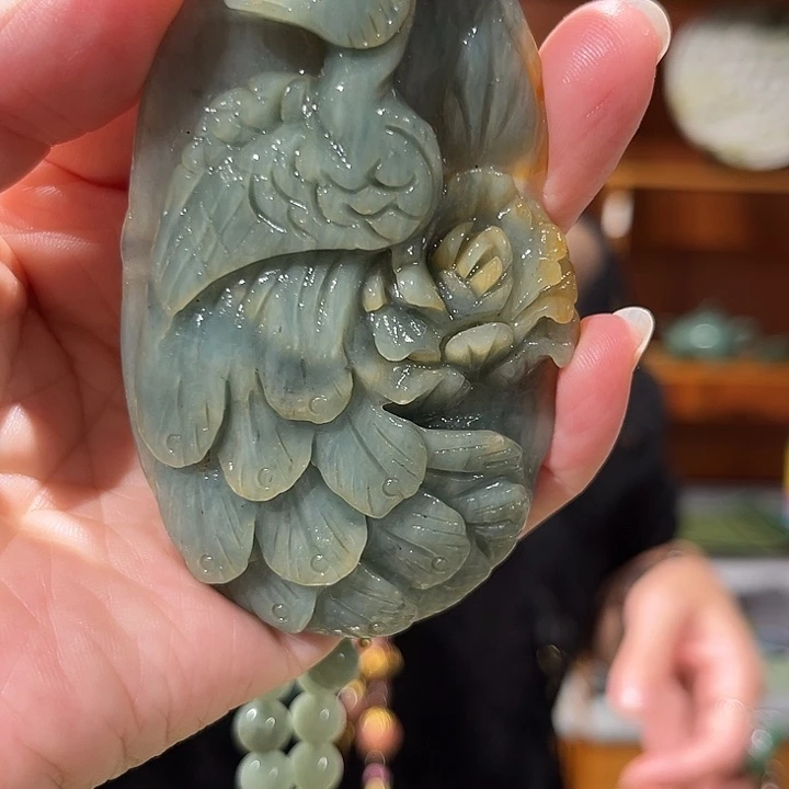 未镶嵌岫玉毛衣链