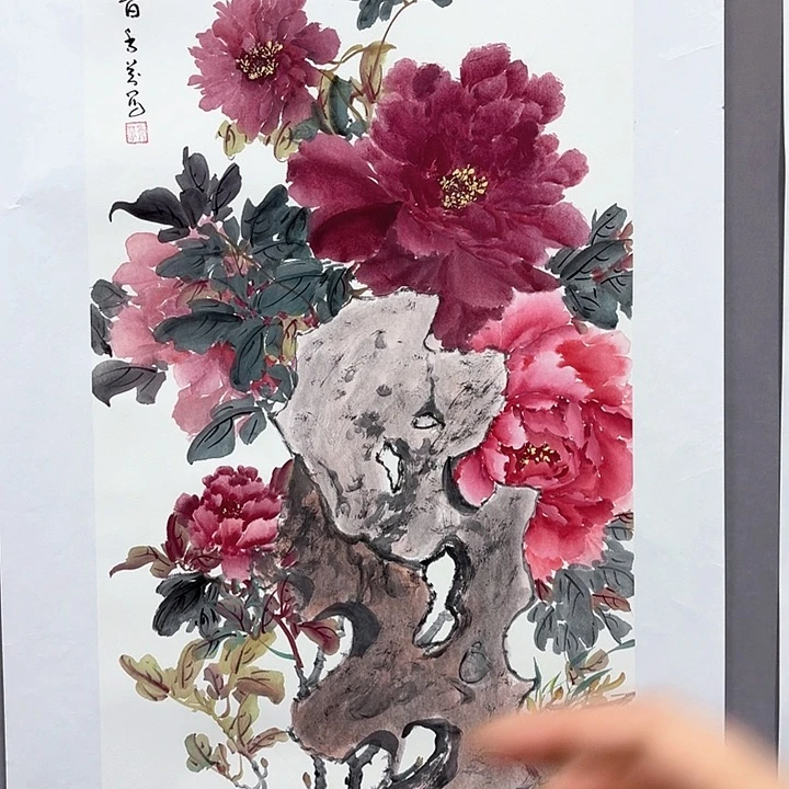 国画亲笔手绘放心去藏