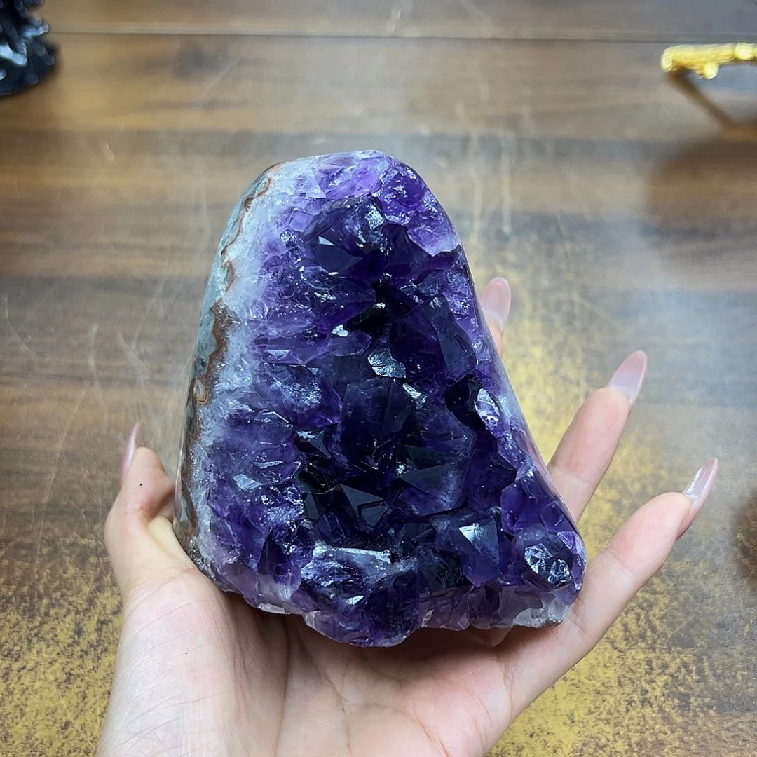 紫晶摆件未镶嵌晶体