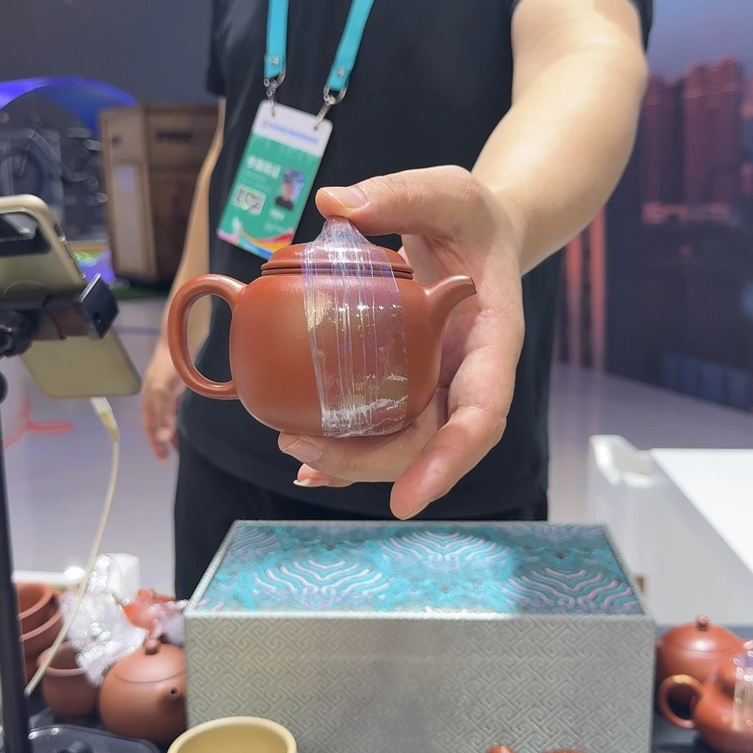 紫砂茶杯朱泥匏尊   200CC