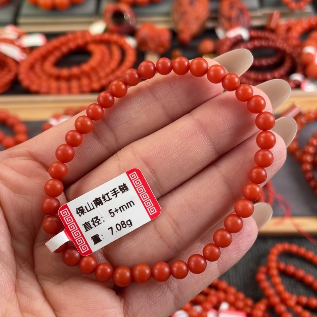 南红玛瑙未镶嵌5➕保山南红单圈