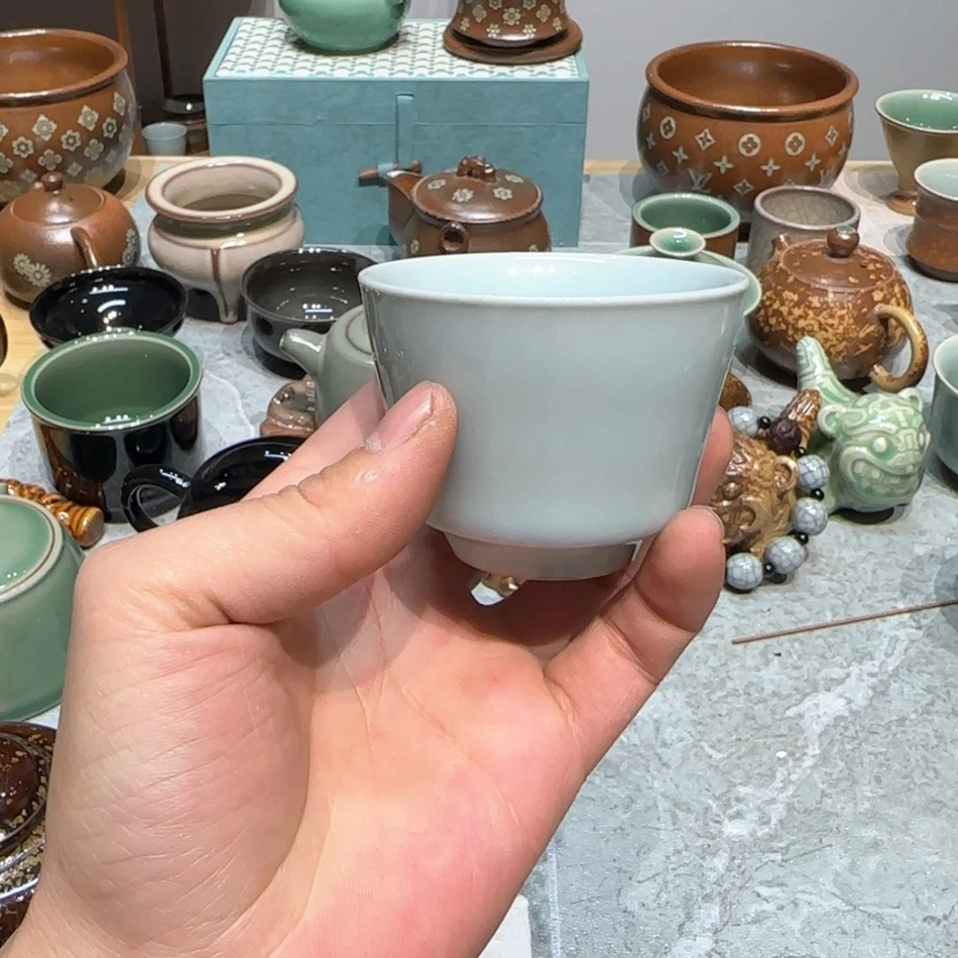 小金茶具青瓷茶器