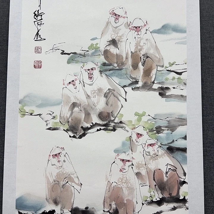 国画书画作品多次