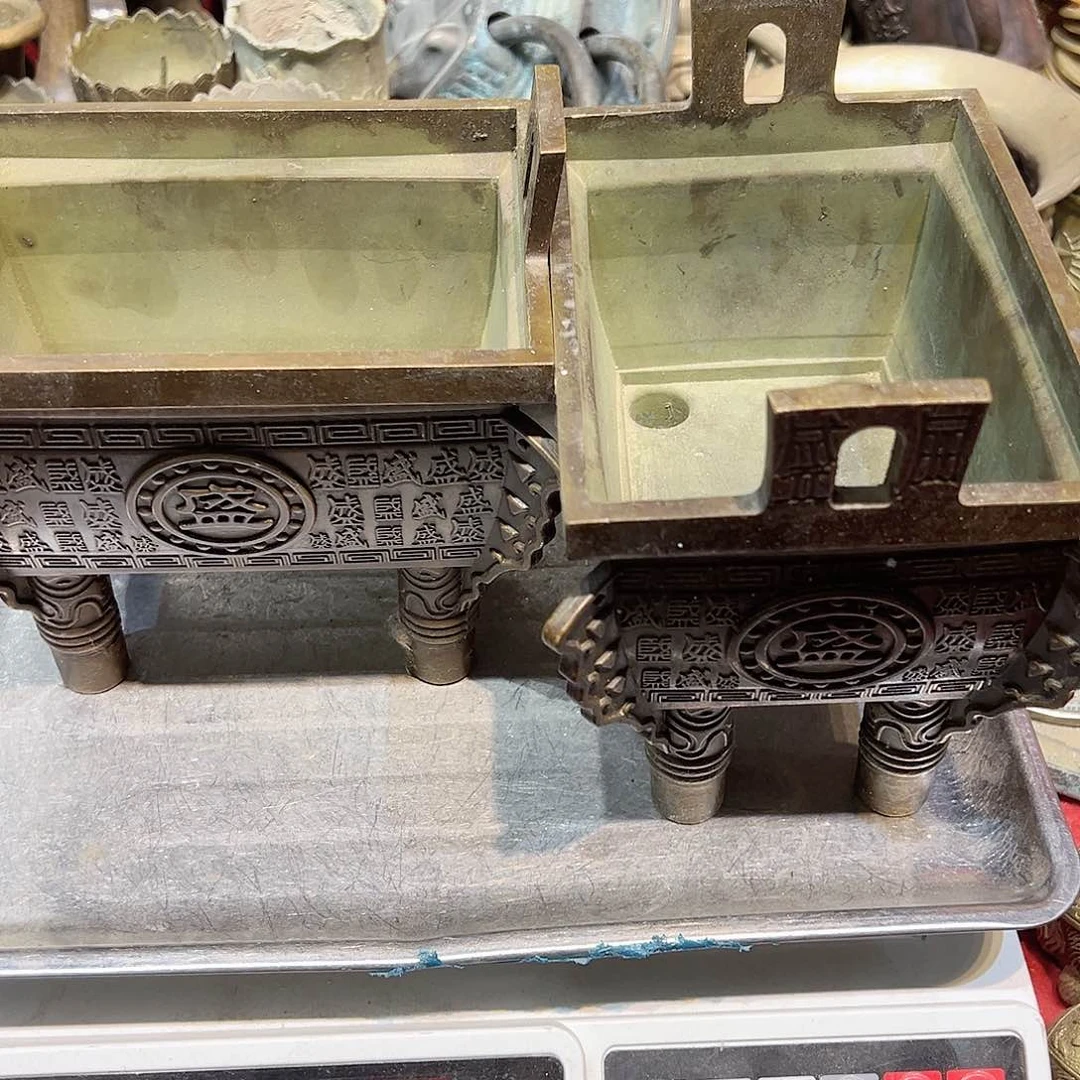 玄*灵黄铜摆件，文房摆件