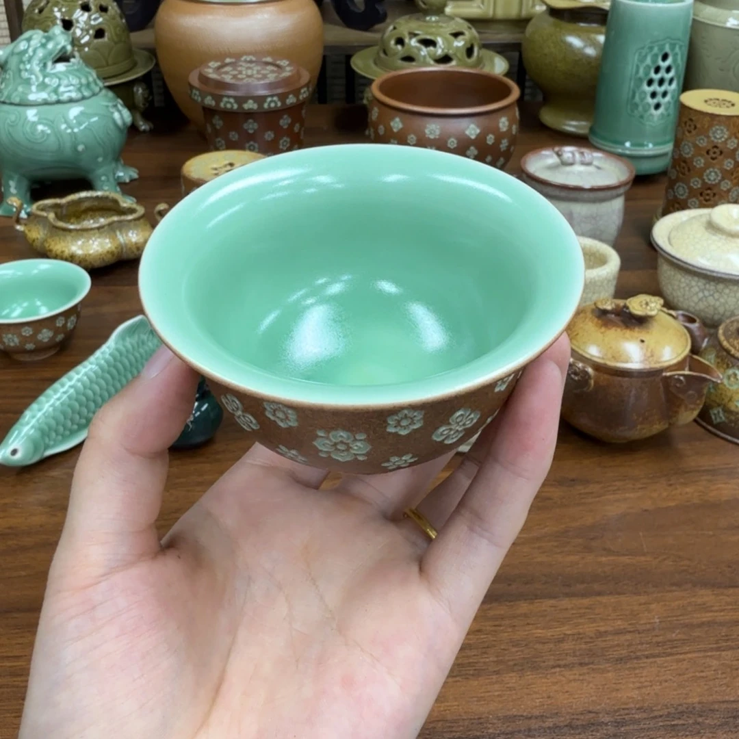 青瓷杯子微杯子杯子
