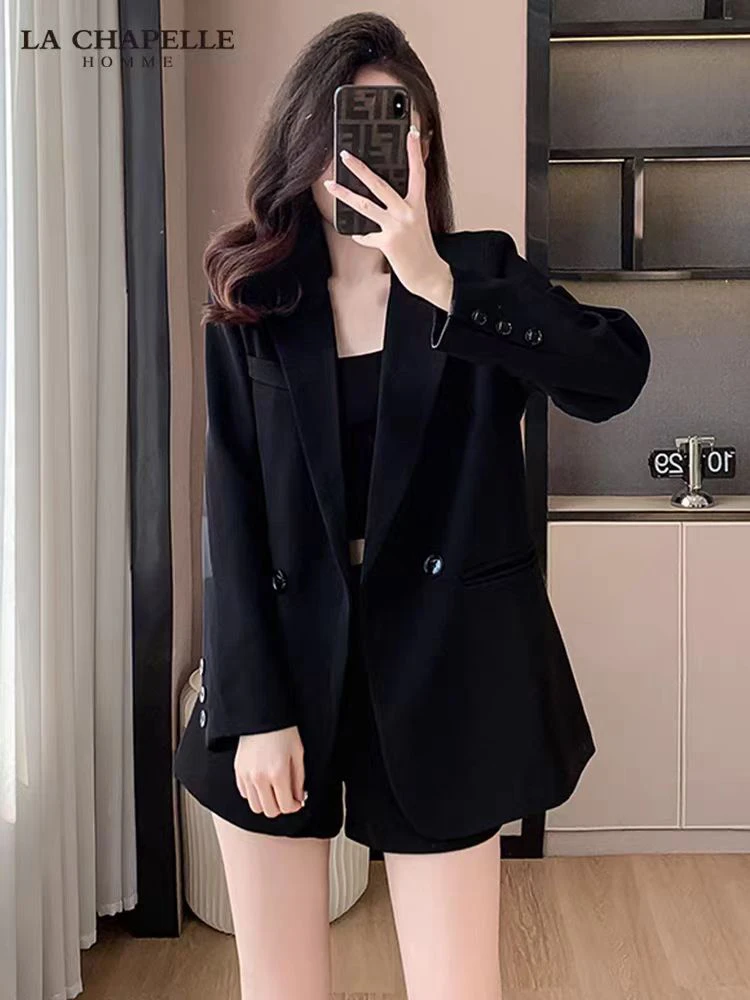 大码西装外套女韩版宽松百搭显瘦气质春秋时尚修身