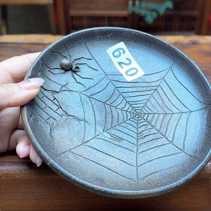 纯手工制作粗陶茶具