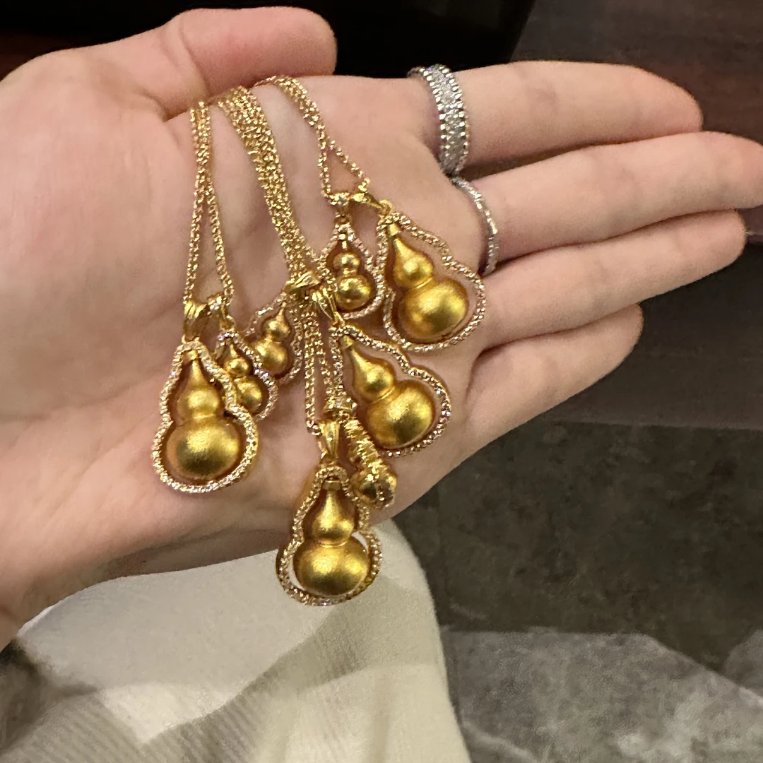 铜合金吊坠 三周年纪念珍藏 ｜【1266】老佛爷中式吊坠双葫芦装饰