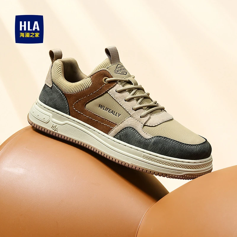 HLA/海澜之家男鞋新款春秋轻便休闲板鞋户外百搭潮流正品低帮鞋子