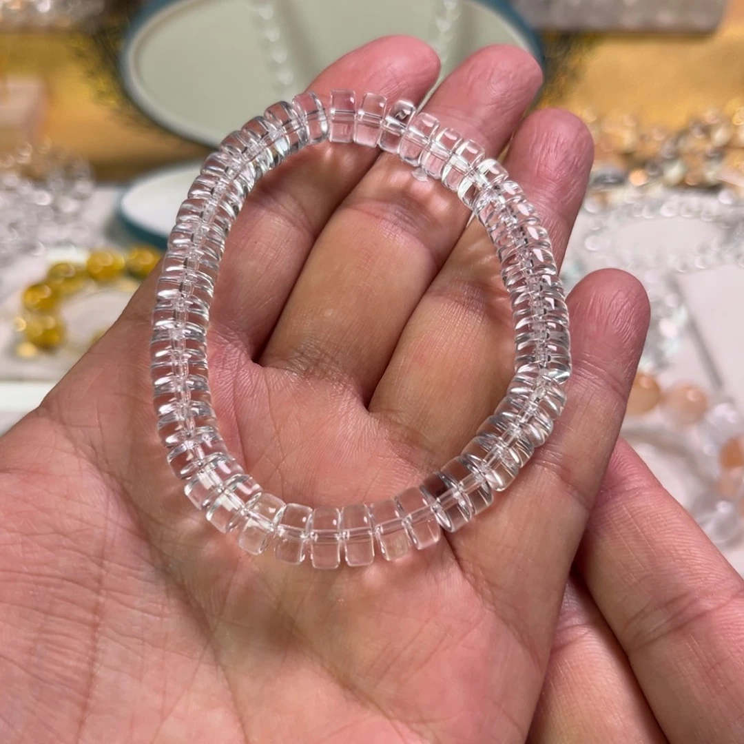 【闪购商品】水晶手链未镶嵌8药片珠