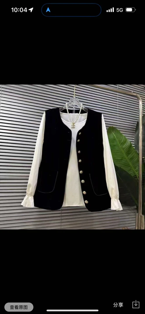 1318新款大码女装韩版洋气马甲