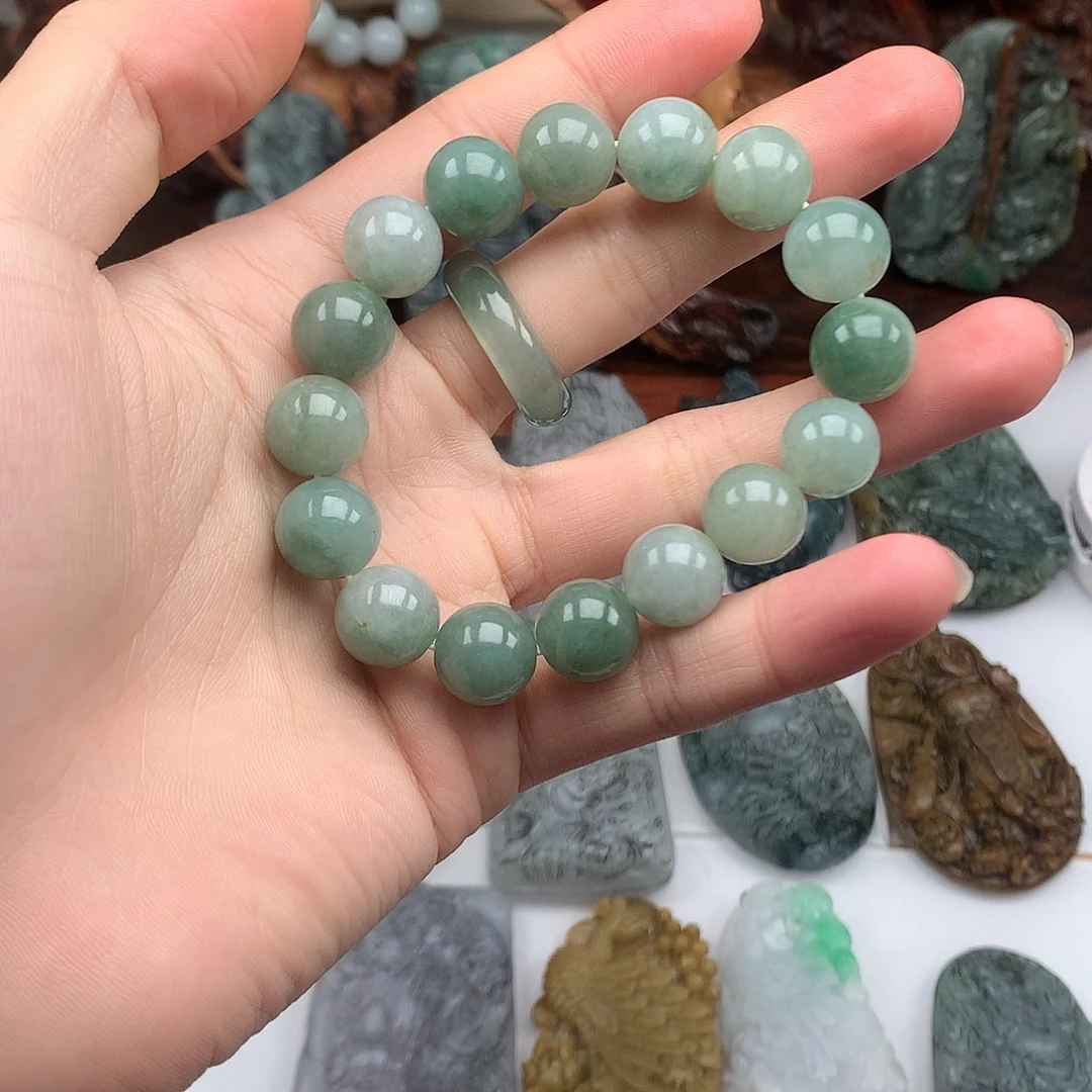 翡翠未镶嵌挂件天然缅甸翡翠A货