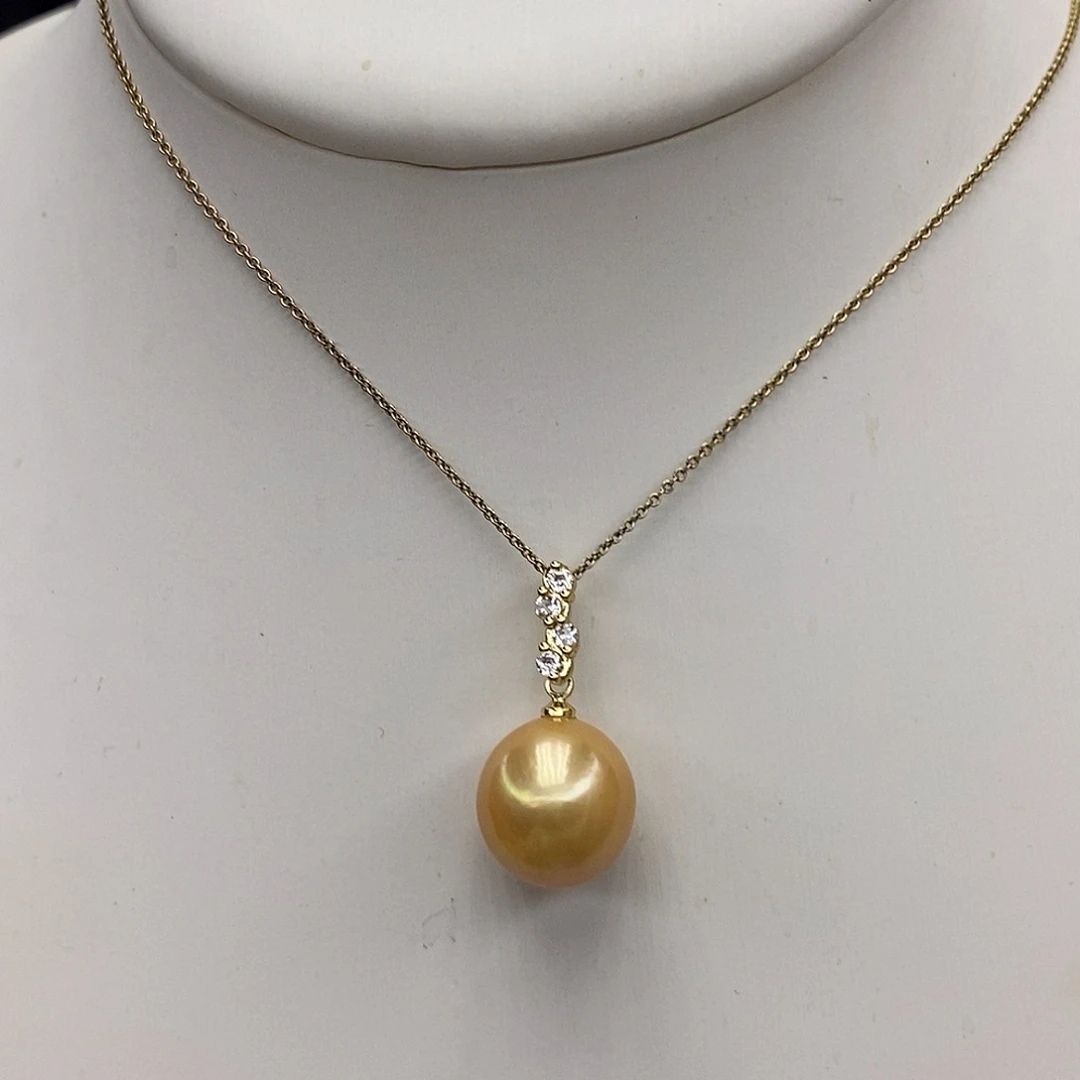 淡水珍珠未镶嵌吊坠(赠链)